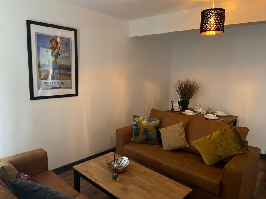 Hightide Seaside Apartment With Beach & Spanish City Views Whitley Bay Bagian luar foto